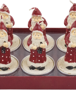 5368 TEALIGHTS SANTA CLAUS S/6